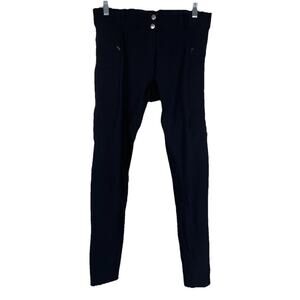 Dover Saddlery Breeches Women's Size 30 Black Knee Patch Riding Pant Horse Girl